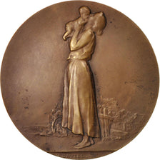 France, Medal, Motherhood, Arts & Culture, Dautel, AU(55-58), Bronze