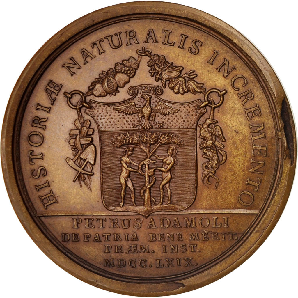France, Medal, Natural History Society Founded, Louis XV, Sciences &