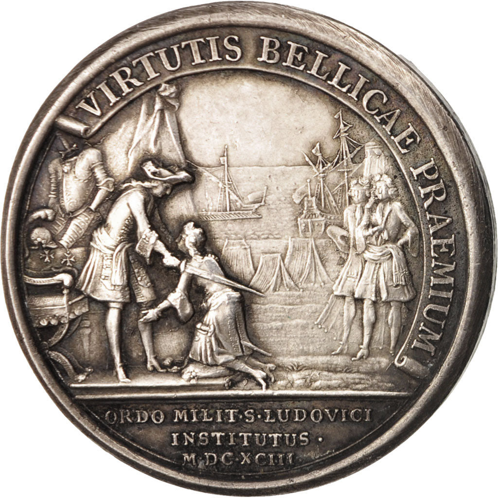 Francia, medalla, Remise de l'Ordre de Saint-Louis, Louis XIV, History, 1693