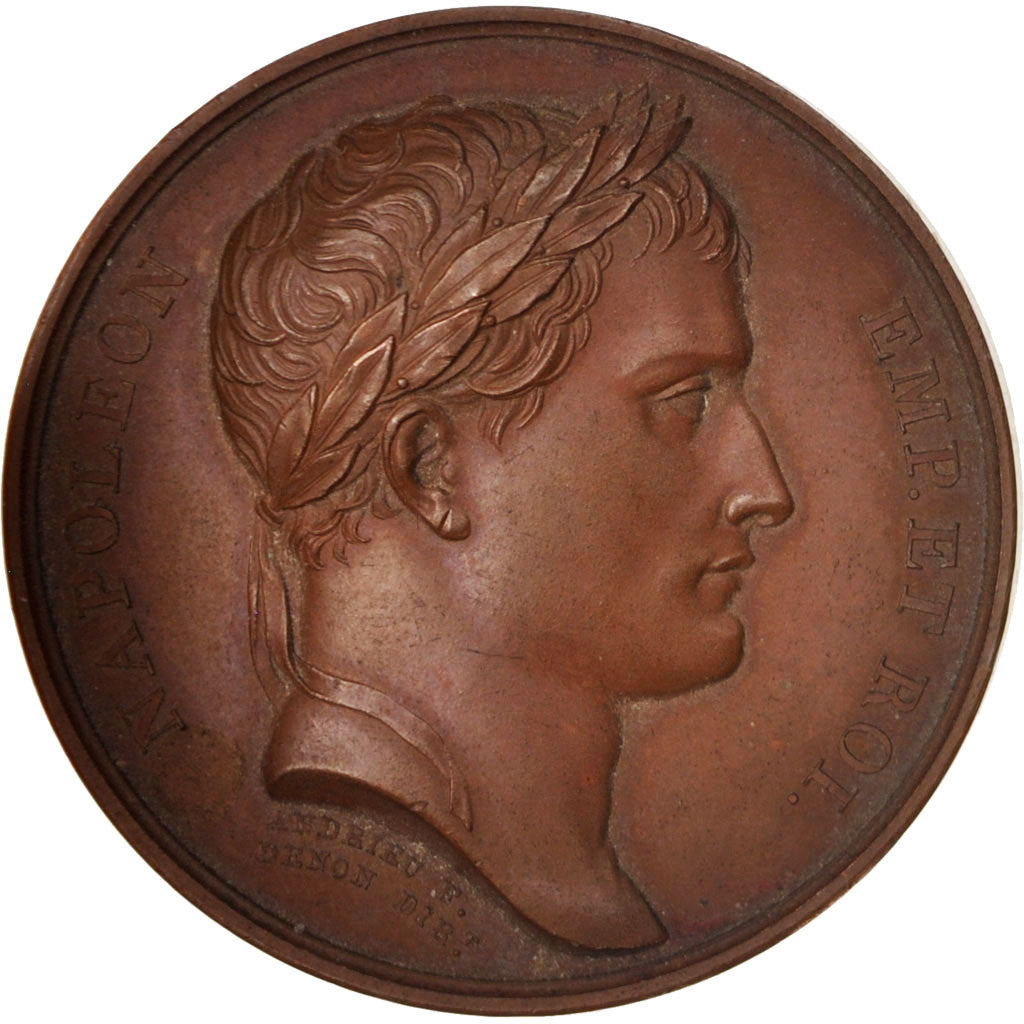 France, Medal, Napoléon Ier, Création de la Confédération du Rhin, 1806