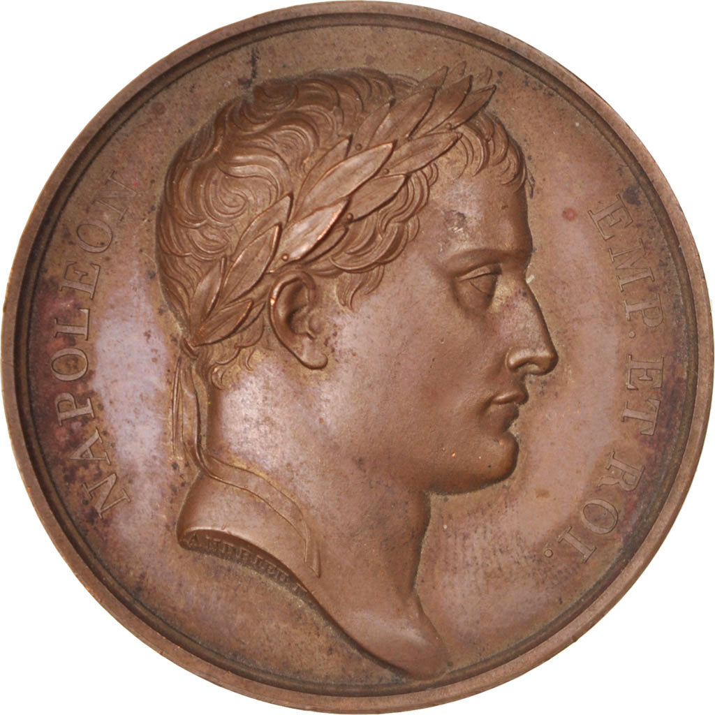 France, Medal, Napoléon Ier, l'Armée traverse la Vistule, History, 1807