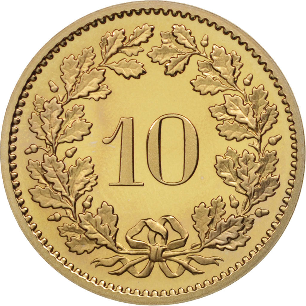 Coin, Switzerland, 10 Rappen, 1978, Bern, MS(65-70), Copper-nickel, KM:27