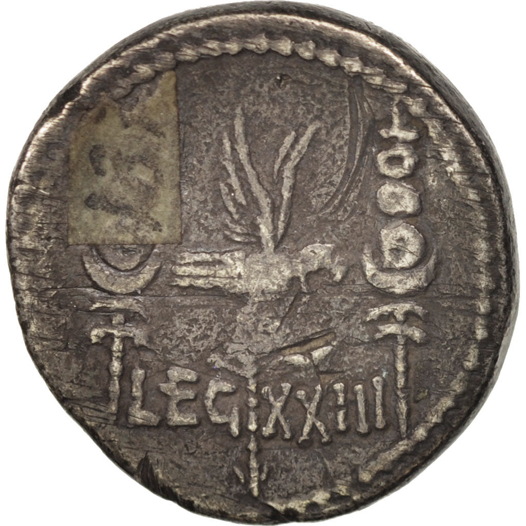 Marcus Antonius, LEG XXIII, Denarius, 32-31, Roma, EF(40-45), Silver