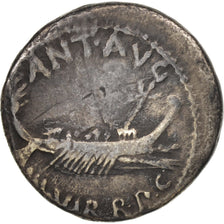 Moneta, Marcus Antonius, Denarius, 32-31, Roma, MB+, Argento, Crawford:544/23