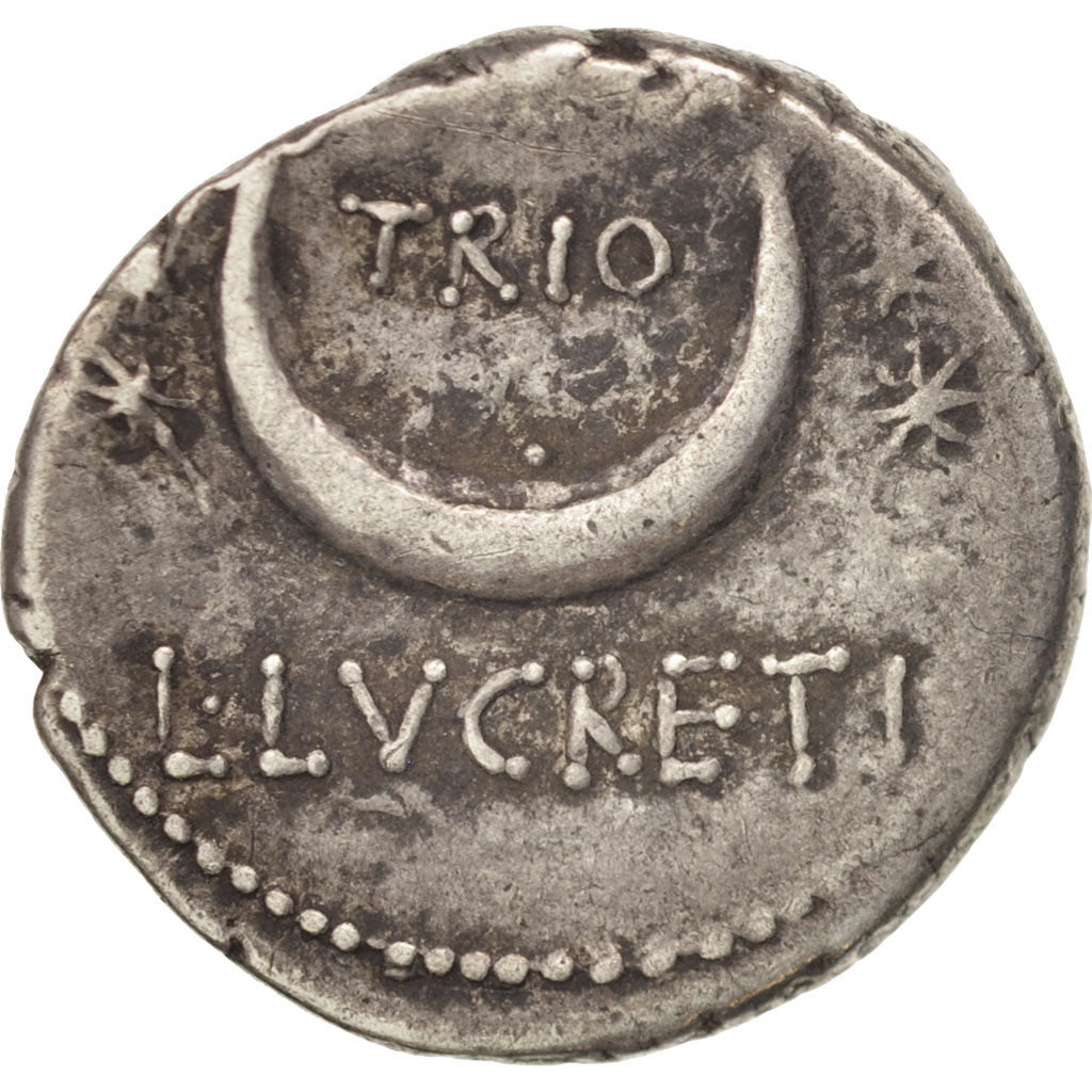 Coin, Lucretia, Denarius, 74 BC, Roma, EF(40-45), Silver, Crawford:390/1