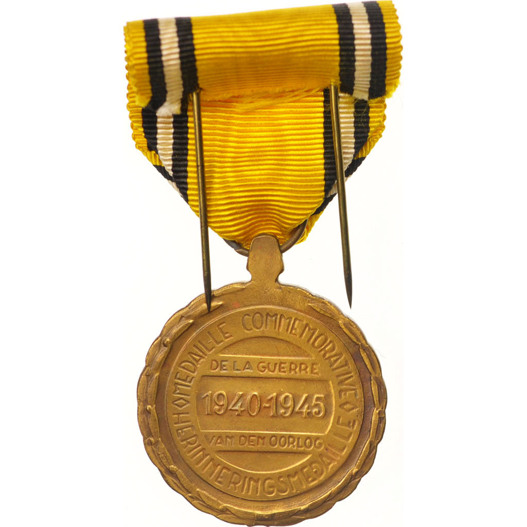 Belgique, Commemorative Medal of the War 1940-45, History, Medal, 1945