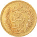 Moneta, Tunisia, Ali Bey, 20 Francs, 1891, Paris, BB, Oro, KM:227