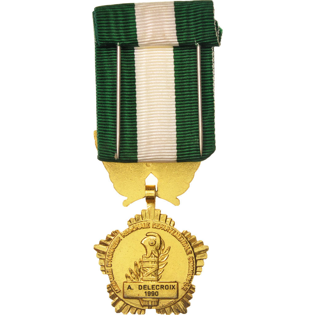 France, Collectivités locales, Politics, Society, War, Medal, 1990, Excellent