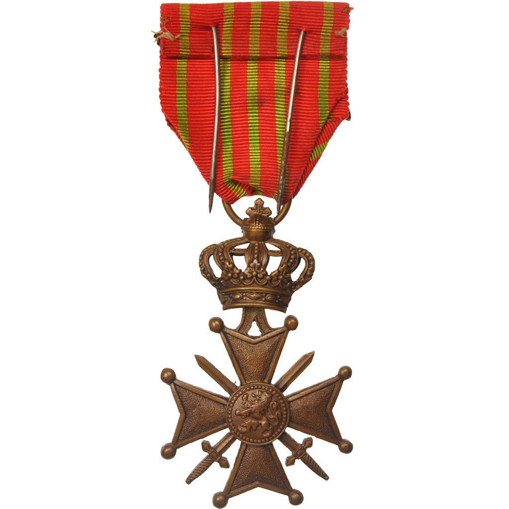 Belgium, Croix de Guerre, Politics, Society, War, Medal, XXth Century, Very Good