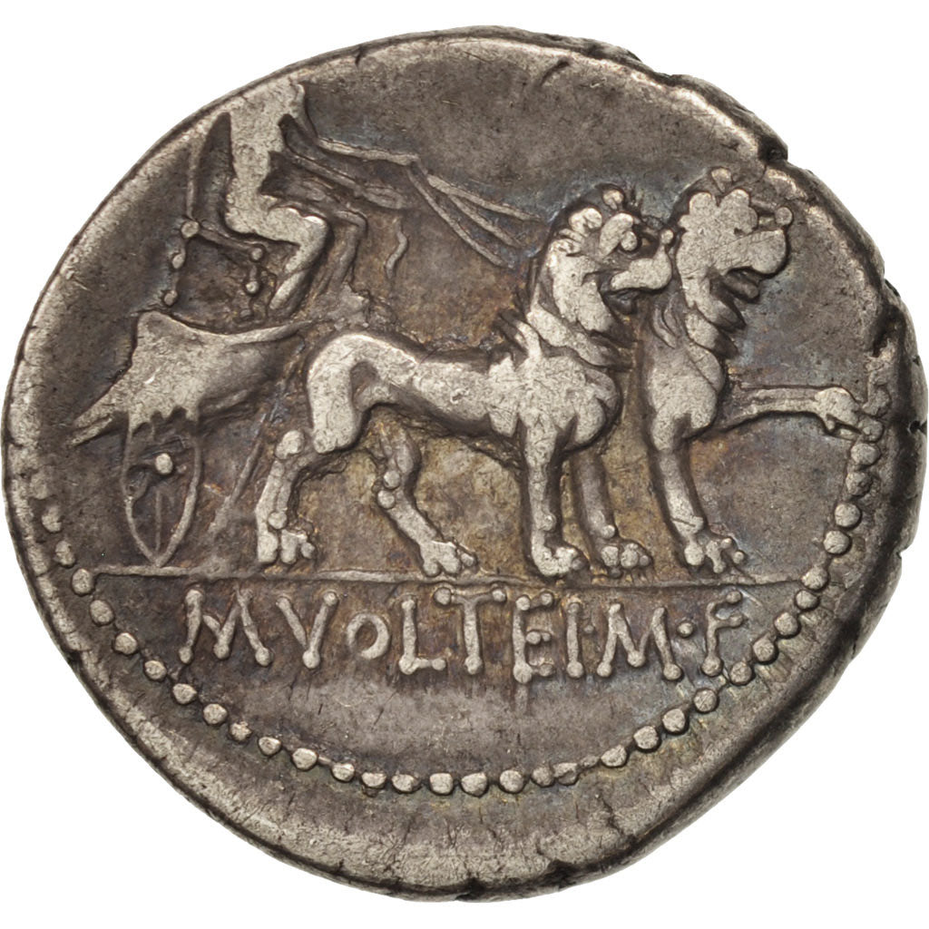 Volteia, Denier, 75 BC, Roma, TTB, Argent
