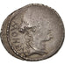 Monnaie, Carisia, Denier, 46 BC, Roma, TB+, Argent, Crawford:464/2