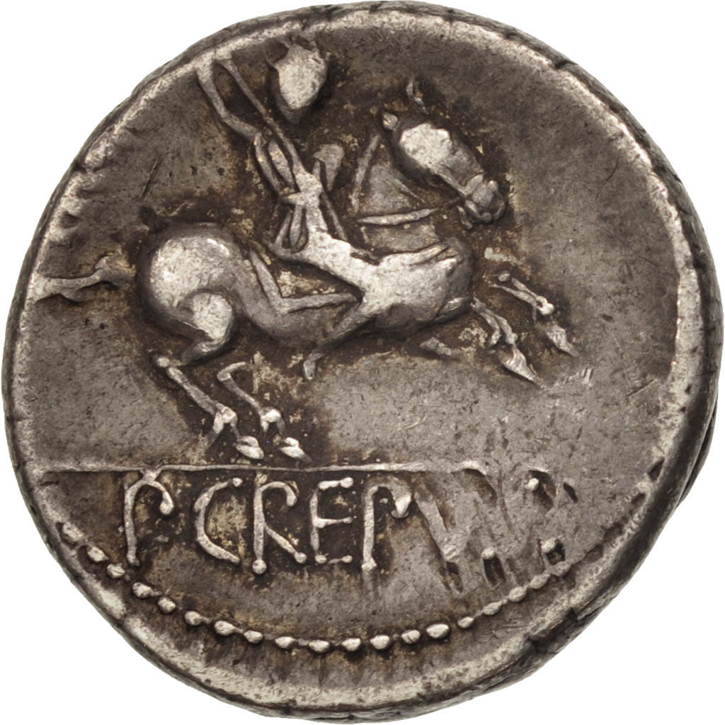 Coin, Crepusius, Denarius, 82 BC, Roma, EF(40-45), Silver, Crawford:361/1