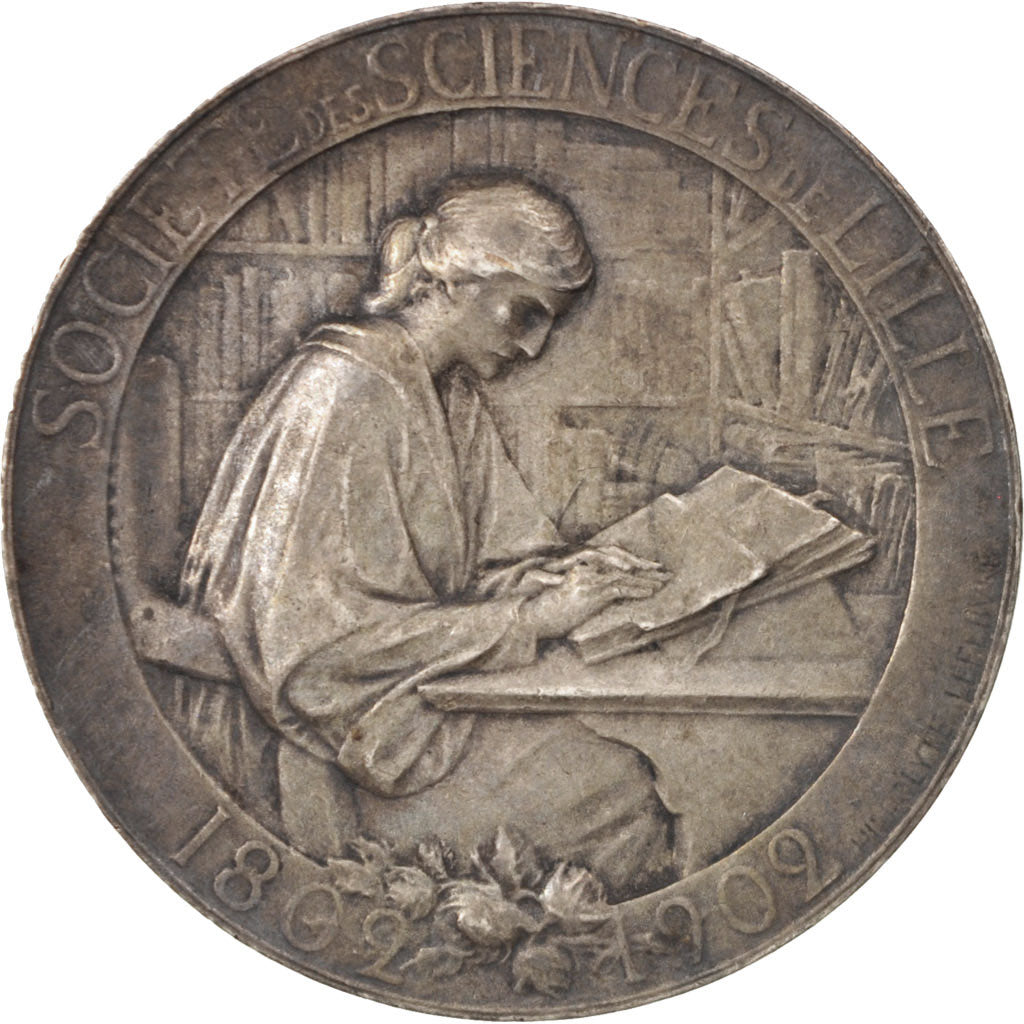 France, Medal, Ville de Lille, Société des Sciences de LIlle, Arts & Culture