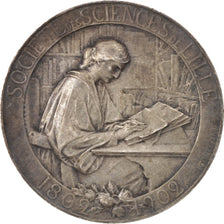 France, Medal, Ville de Lille, Société des Sciences de LIlle, Arts & Culture