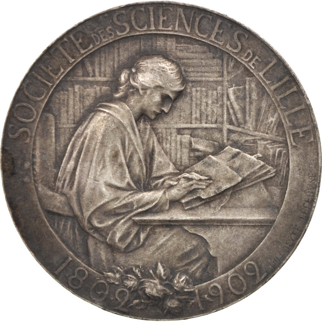 France, Medal, Ville de Lille, Société des Sciences de LIlle, Arts & Culture