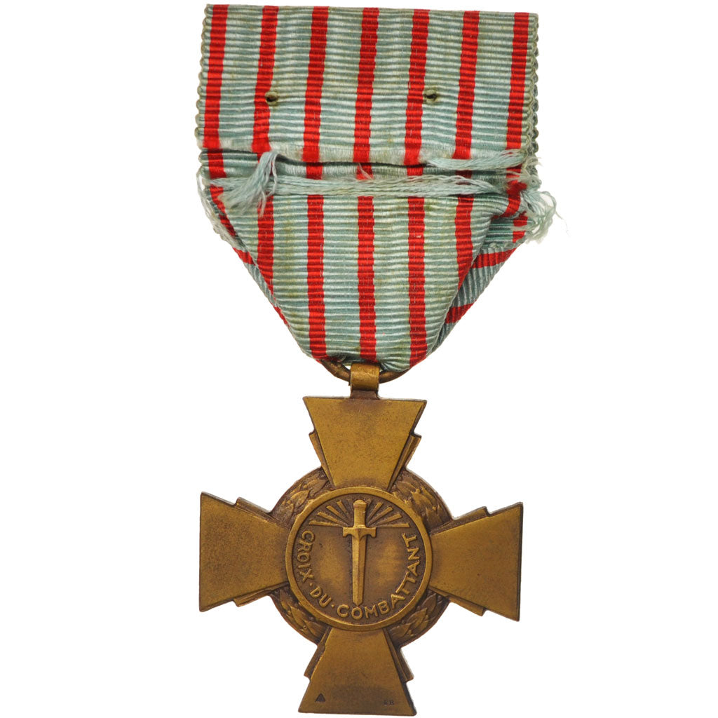 France, Croix du Combattant de 1914-1918, Medal, Excellent Quality, Bronze, 36