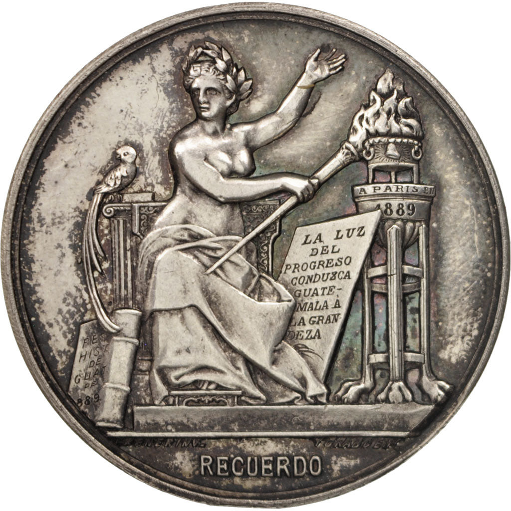 France, Medal, 1889 Paris World Fair, Arts & Culture, 1889, SUP, Argent