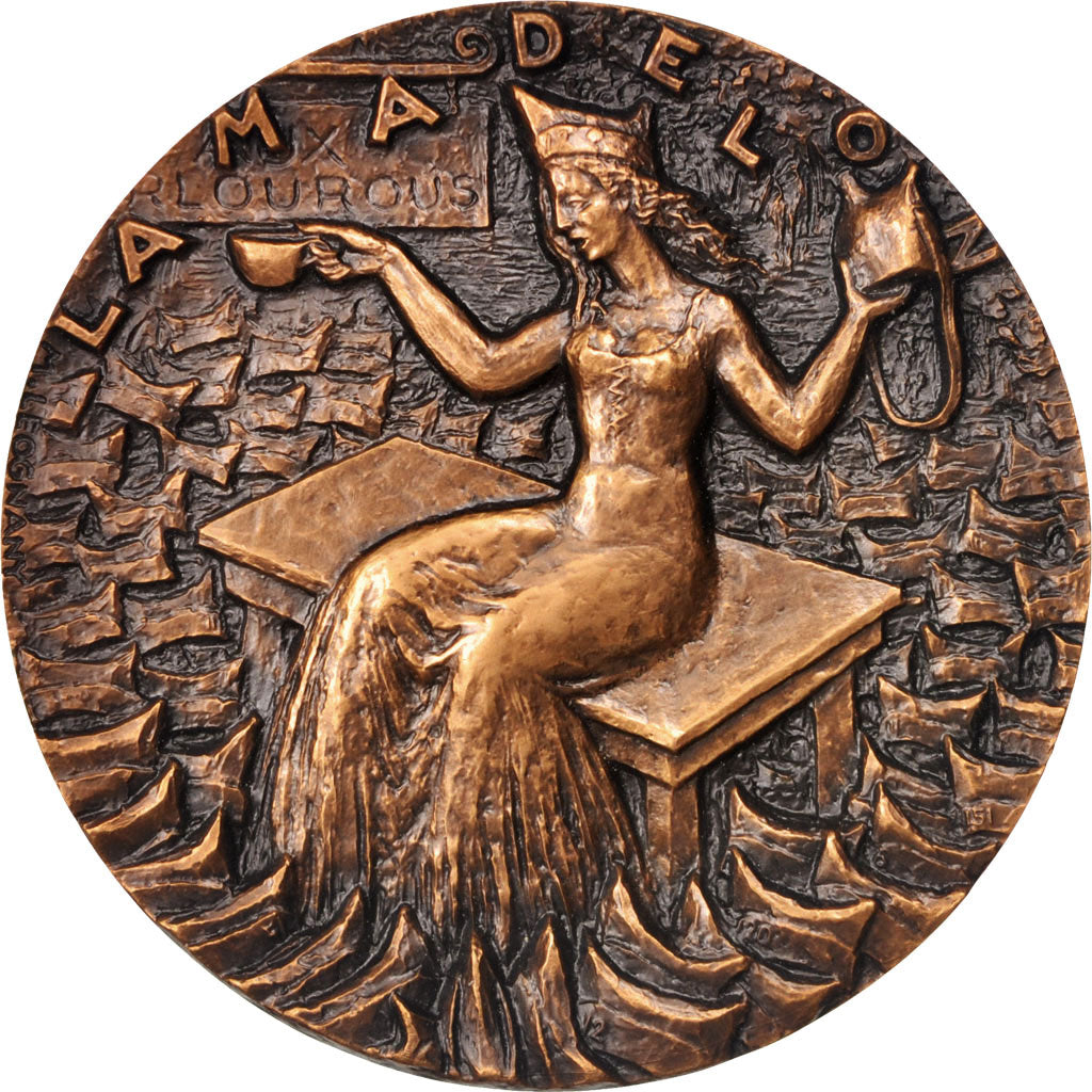 Francia, Medal, La Madelon, History, 1978, FDC, Bronce