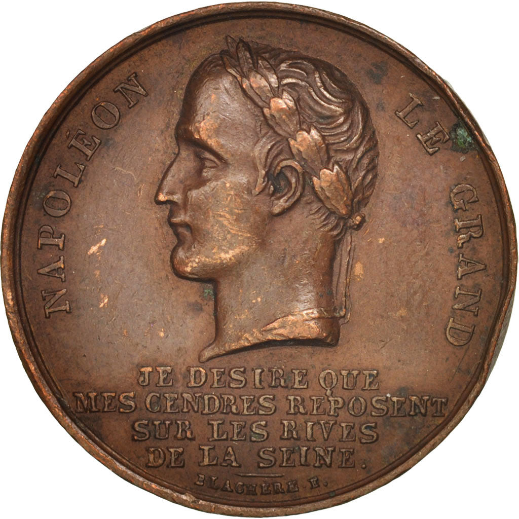France, Medal, Napoléon Ier, Retour des cendres, History, 1840, EF(40-45)