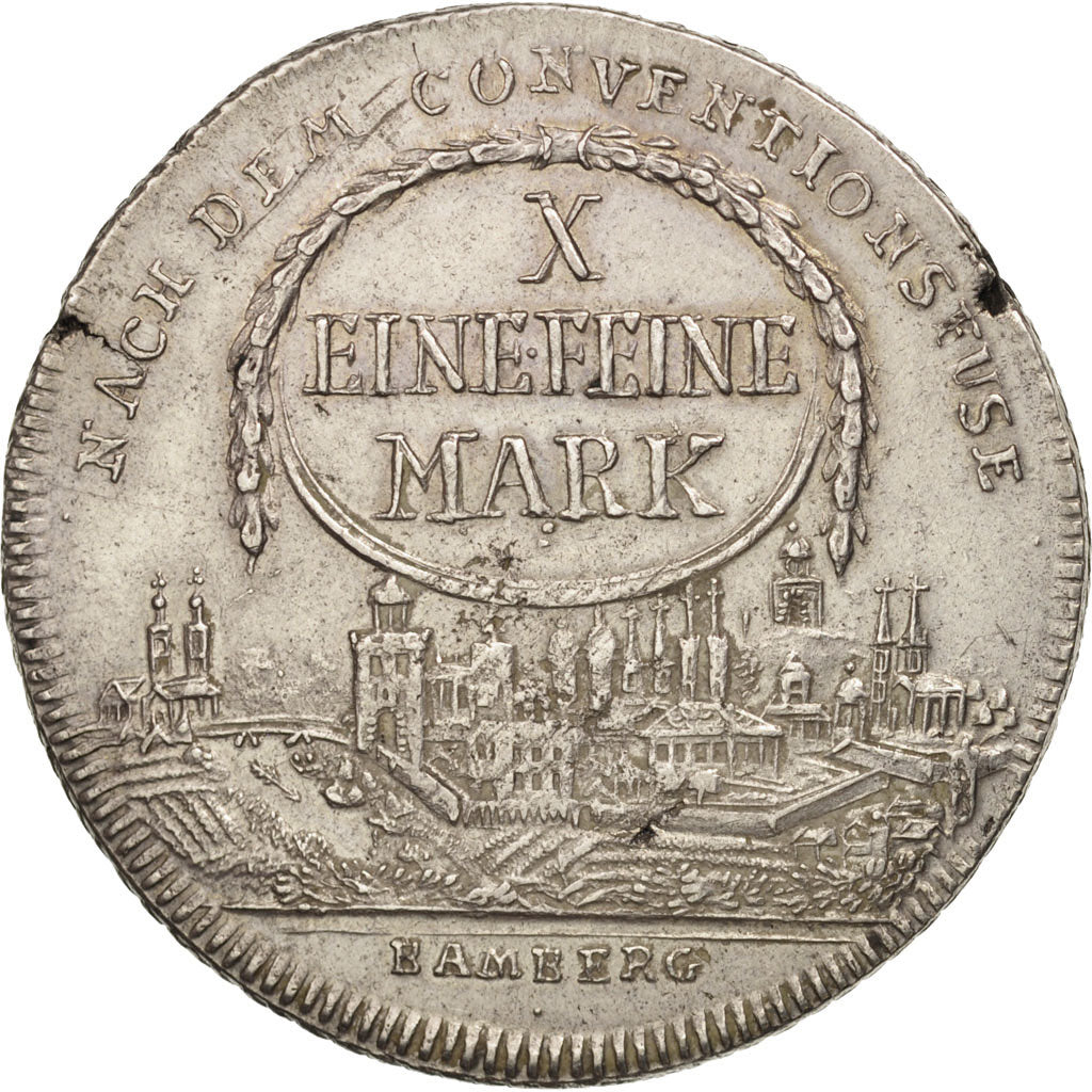 Coin, German States, BAMBERG, Christoph Franz, Thaler, 1800, Bamberg, AU(50-53)