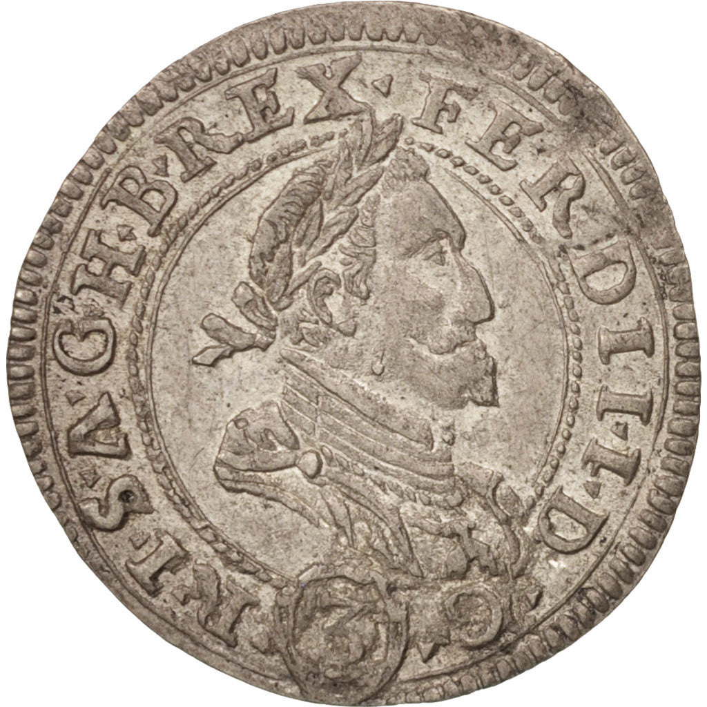 Etats allemands, SILESIA, Ferdinand II, 3 Kreuzer, 1632, Breslau, SUP, Argent