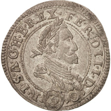 Deutsch Staaten, SILESIA, Ferdinand II, 3 Kreuzer, 1632, Breslau, VZ, Silber