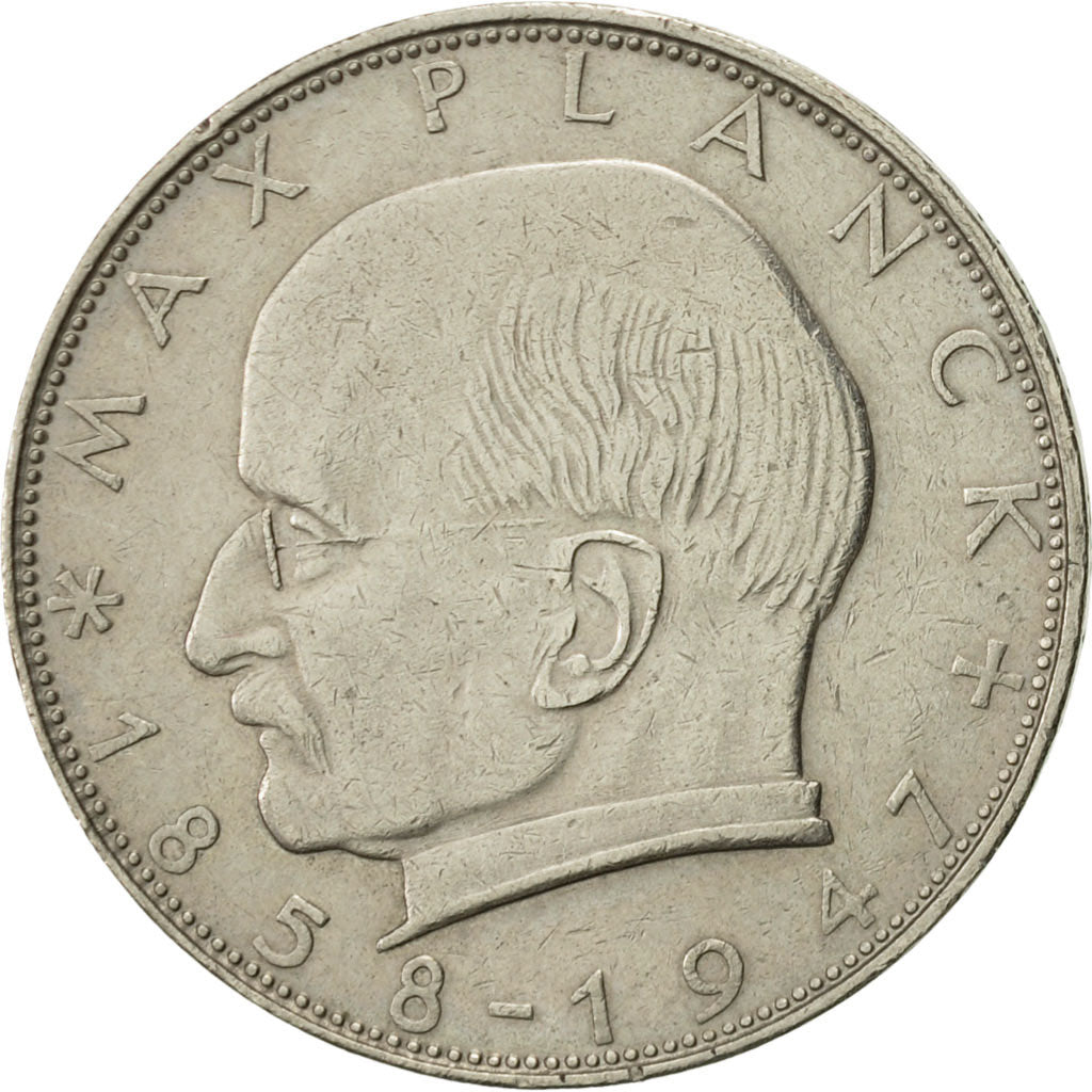 Coin, GERMANY - FEDERAL REPUBLIC, 2 Mark, 1962, Karlsruhe, AU(55-58)