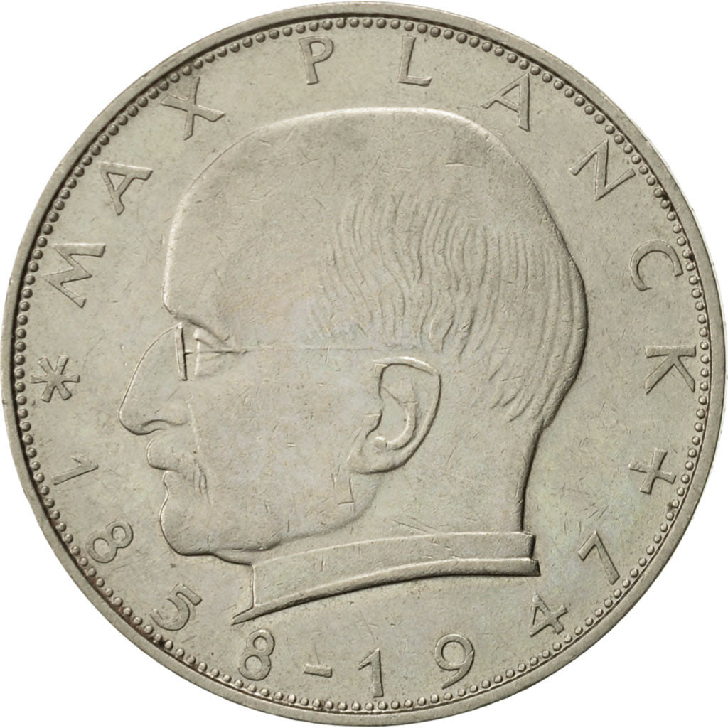 GERMANIA - REPUBBLICA FEDERALE, 2 Mark, 1968, Karlsruhe, SPL-, Rame-nichel