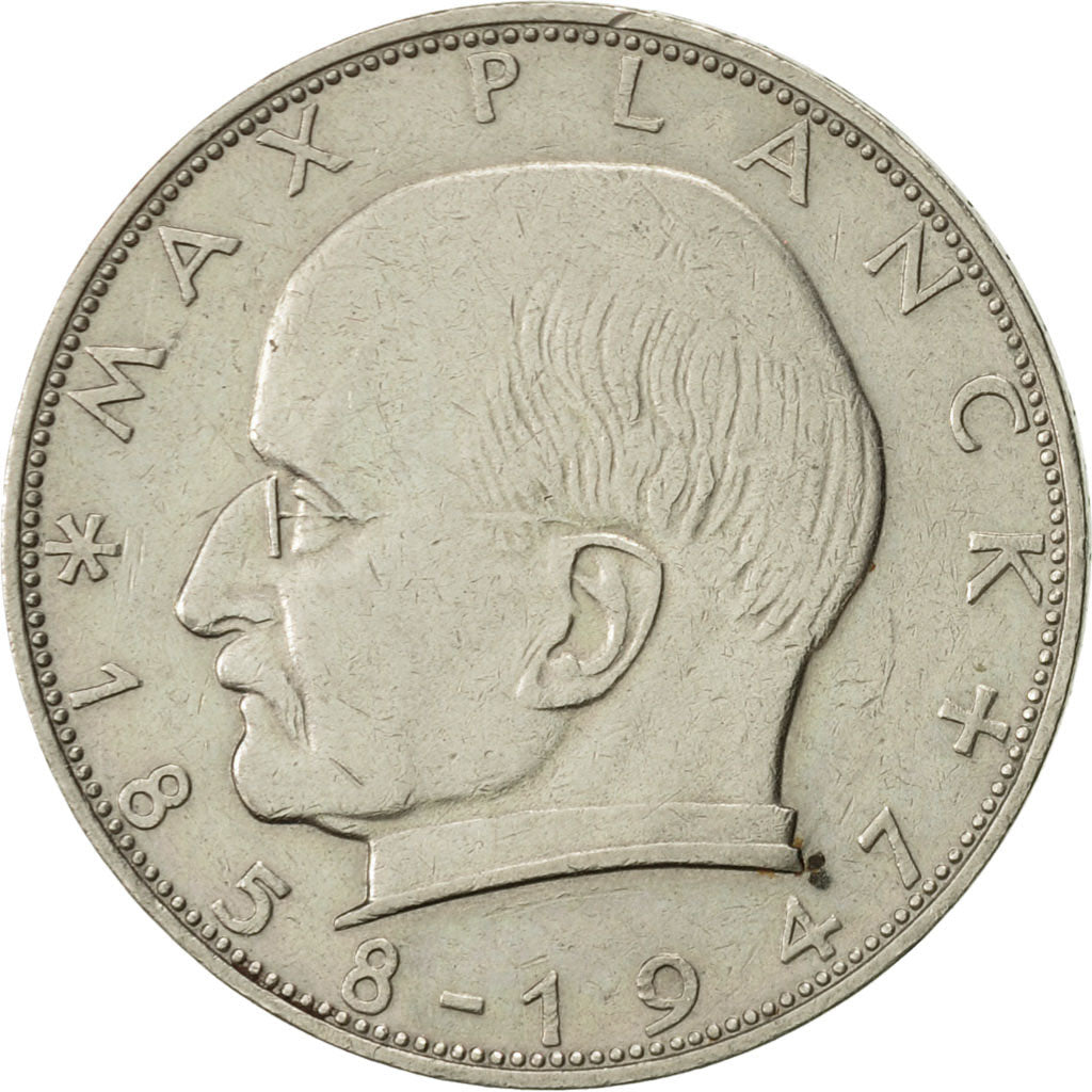 Coin, GERMANY - FEDERAL REPUBLIC, 2 Mark, 1960, Stuttgart, AU(55-58)