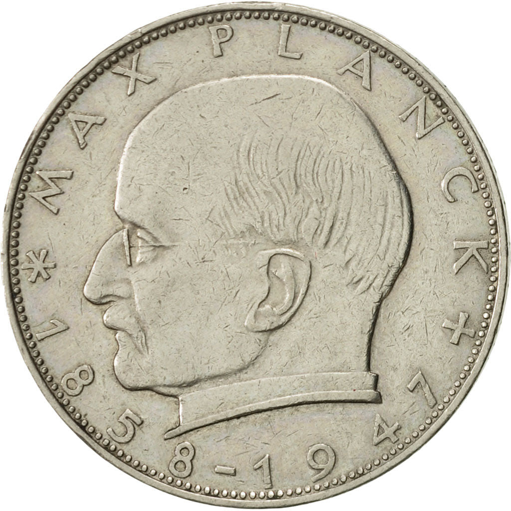 Coin, GERMANY - FEDERAL REPUBLIC, 2 Mark, 1960, Hambourg, AU(55-58)