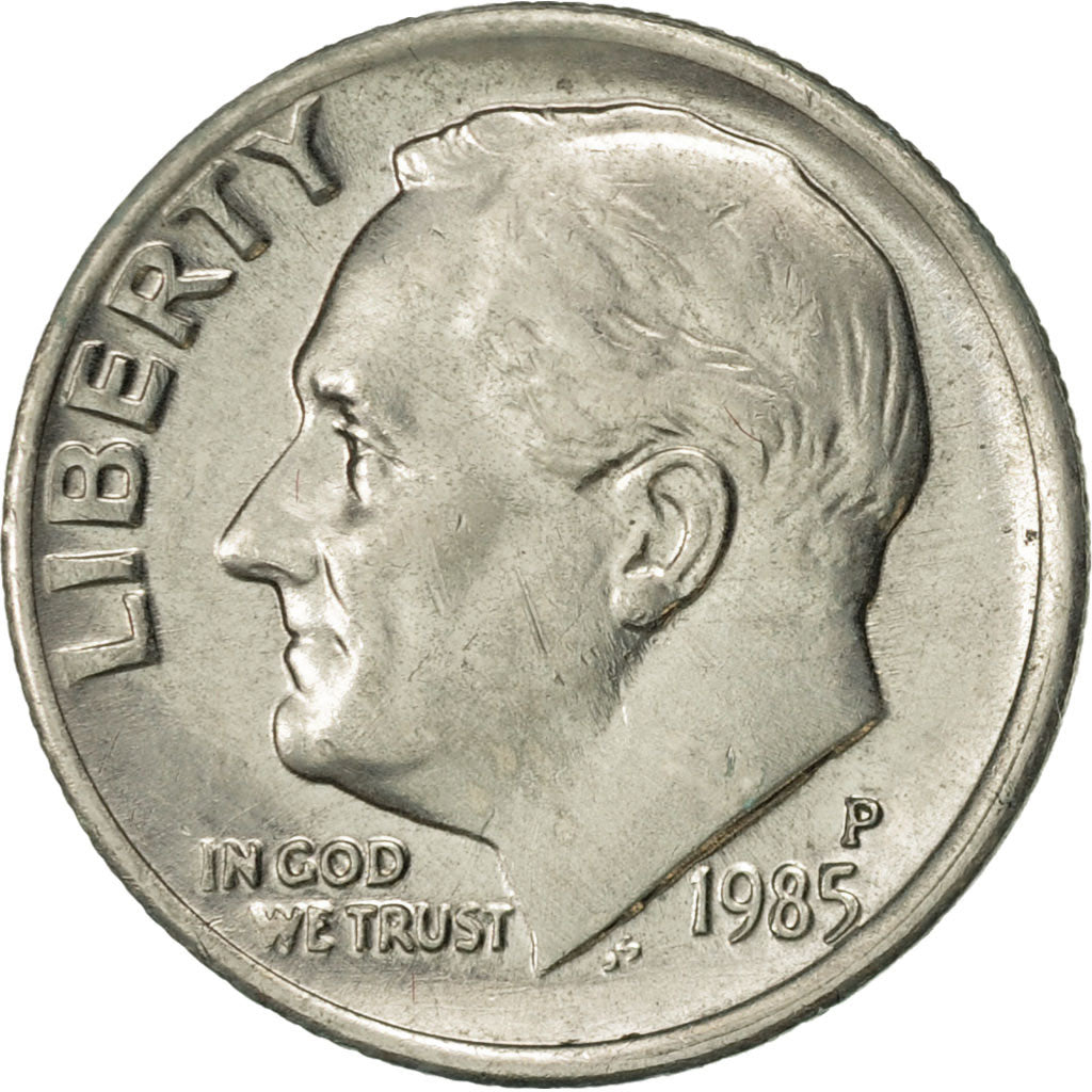 Moneta, Stati Uniti, Roosevelt Dime, Dime, 1985, U.S. Mint, Philadelphia, SPL-
