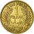 Moneta, Tunisia, Anonymous, Franc, 1926, Paris, AU(50-53), Aluminium-Brąz