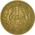 Coin, Tunisia, Anonymous, Franc, 1921, Paris, EF(40-45), Aluminum-Bronze, KM:247
