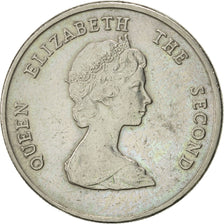 Stati dei Caraibi Orientali, Elizabeth II, 25 Cents, 1996, BB+, Rame-nichel