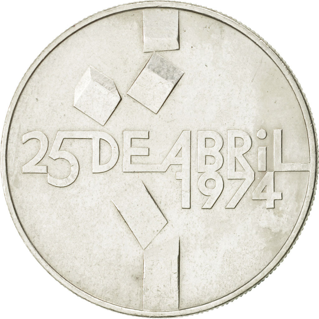 Coin, Portugal, 100 Escudos, 1976, Lisbon, AU(50-53), Silver, KM:603