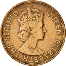 Coin, East Caribbean States, Elizabeth II, 2 Cents, 1958, EF(40-45), Bronze