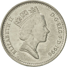 Coin, Great Britain, Elizabeth II, 10 Pence, 1996, AU(55-58), Copper-nickel
