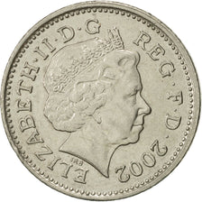 Coin, Great Britain, Elizabeth II, 10 Pence, 2002, AU(55-58), Copper-nickel