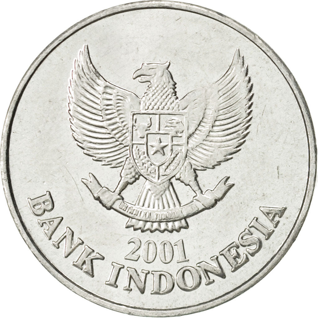 Coin, Indonesia, 100 Rupiah, 2001, AU(55-58), Aluminum, KM:61