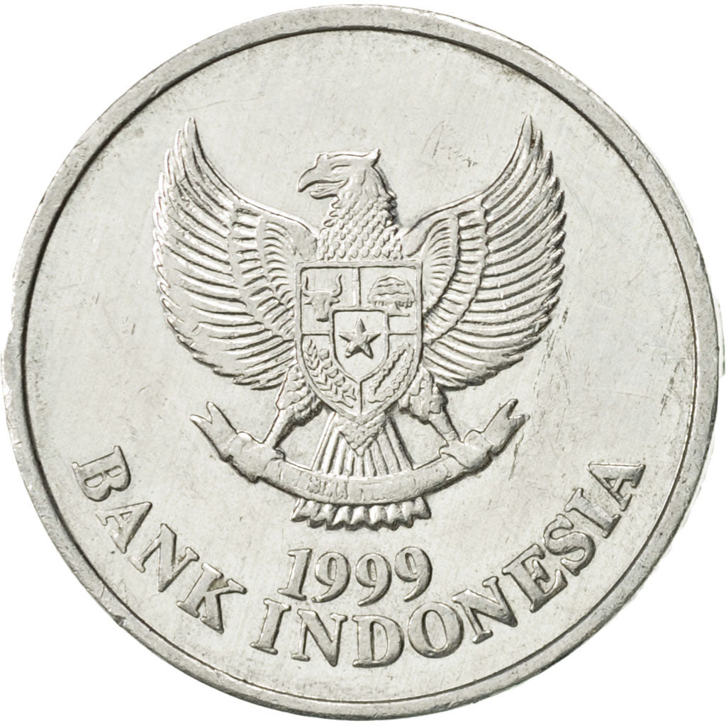 Coin, Indonesia, 100 Rupiah, 1999, AU(55-58), Aluminum, KM:61