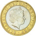 Great Britain, Elizabeth II, 2 Pounds, 1999, AU(55-58), Bi-Metallic, KM:999