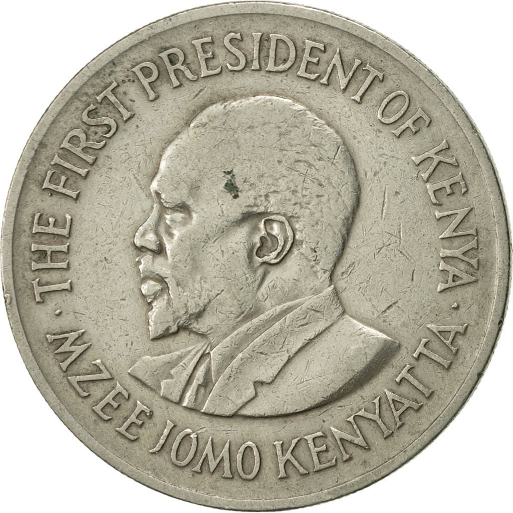 Coin, Kenya, Shilling, 1974, EF(40-45), Copper-nickel, KM:14
