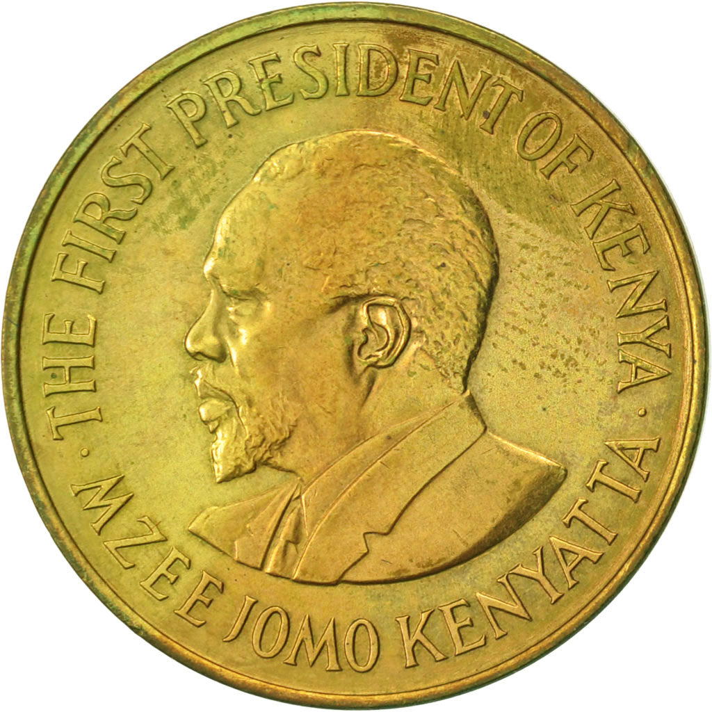 Monnaie, Kenya, 5 Cents, 1975, TTB+, Nickel-brass, KM:10