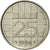Moneda, Países Bajos, Beatrix, 25 Cents, 1984, EBC, Níquel, KM:204