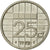 Coin, Netherlands, Beatrix, 25 Cents, 1992, AU(55-58), Nickel, KM:204