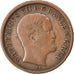 DENMARK, Rigsbankskilling, 1853, KM #756, EF(40-45), Copper, 7.15