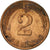 Monnaie, République fédérale allemande, 2 Pfennig, 1975, Munich, TTB, Copper