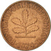 Coin, GERMANY - FEDERAL REPUBLIC, 2 Pfennig, 1974, Hambourg, AU(50-53), Copper