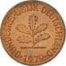 Coin, GERMANY - FEDERAL REPUBLIC, 2 Pfennig, 1979, Stuttgart, AU(50-53), Copper