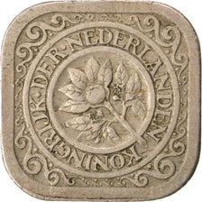 NETHERLANDS, 5 Cents, 1913, KM #153, EF(40-45), Copper-Nickel, 21.3, 4.46